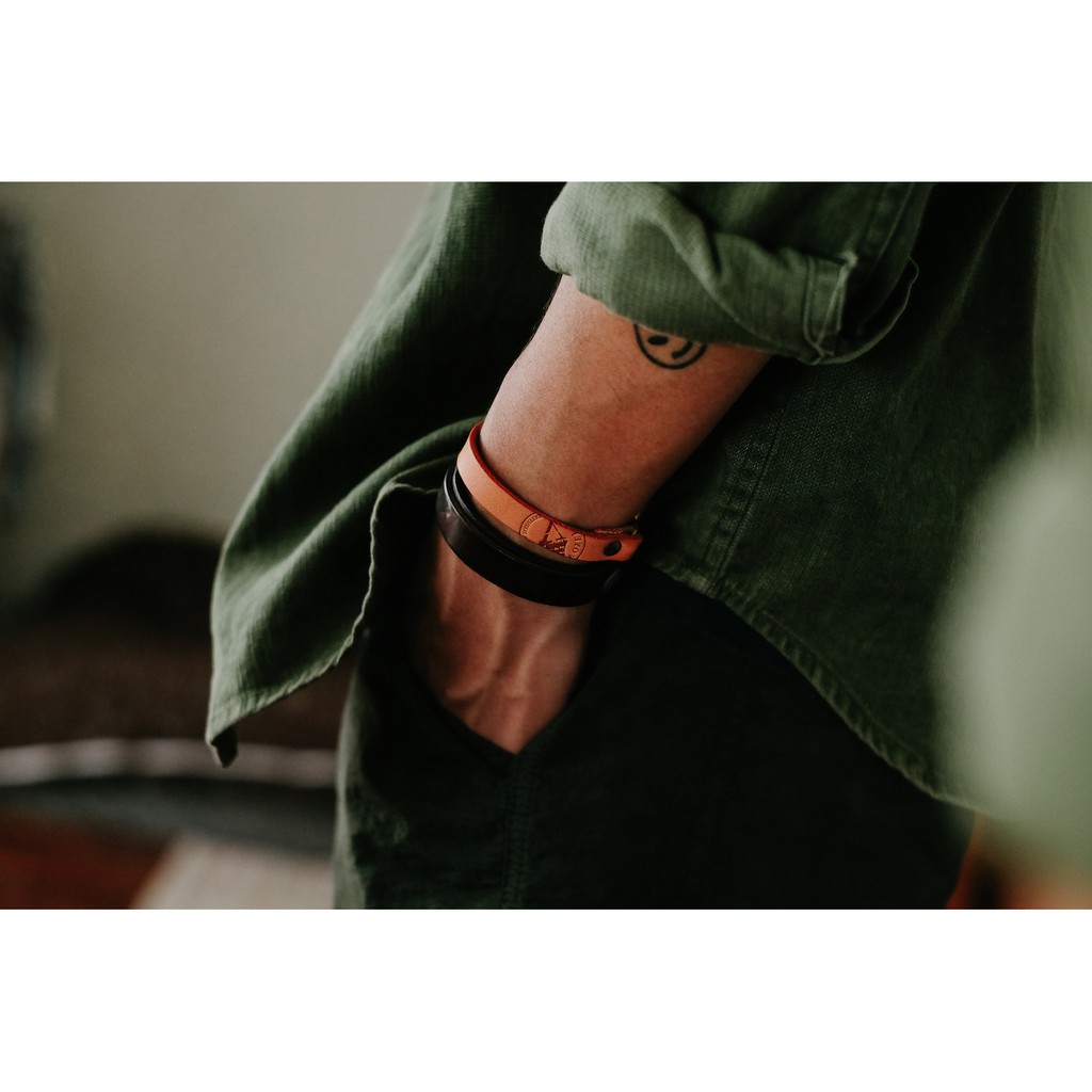 VOYEJ Bracelet IX - Gelang Kulit Asli Unisex