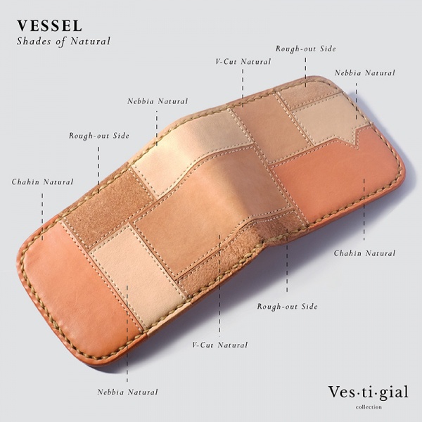 VOYEJ Vessel Vestigial Shades Of Natural - Dompet Kulit Pria