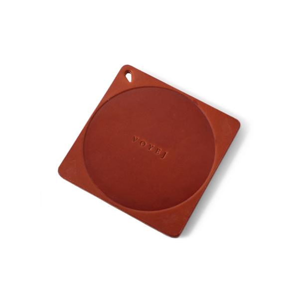 VOYEJ Leather Coaster - Tatakan Gelas Kulit