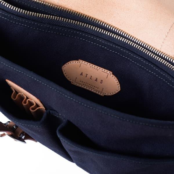 VOYEJ Atlas Bag Natural - Tas Kulit Kanvas Pria
