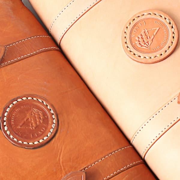 VOYEJ Atlas Bag Natural - Tas Kulit Kanvas Pria