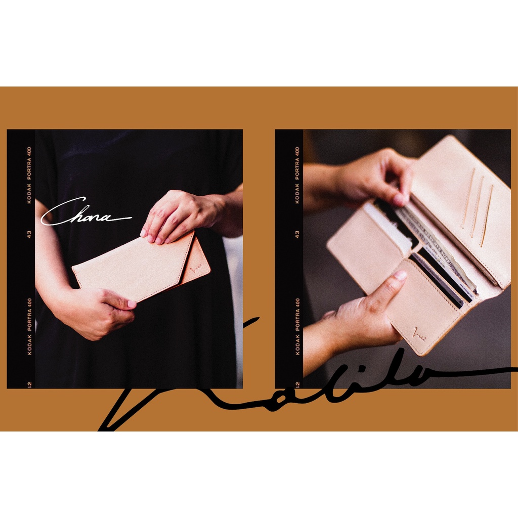 VIEL Chana - Dompet Wanita Minimalis Kulit Asli