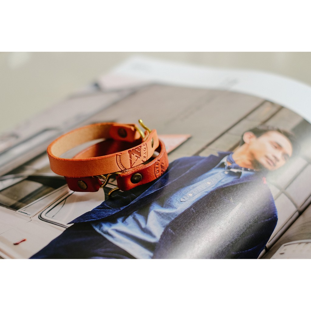 VOYEJ Bracelet IX - Gelang Kulit Asli Unisex