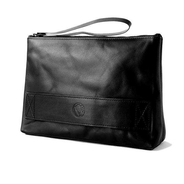 VOYEJ Sena Black - Pouch Kulit Pria