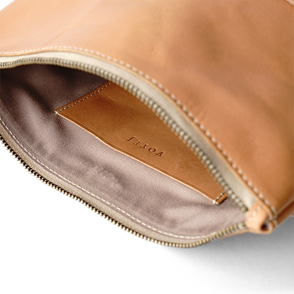 VOYEJ Sena Natural - Pouch Kulit Pria