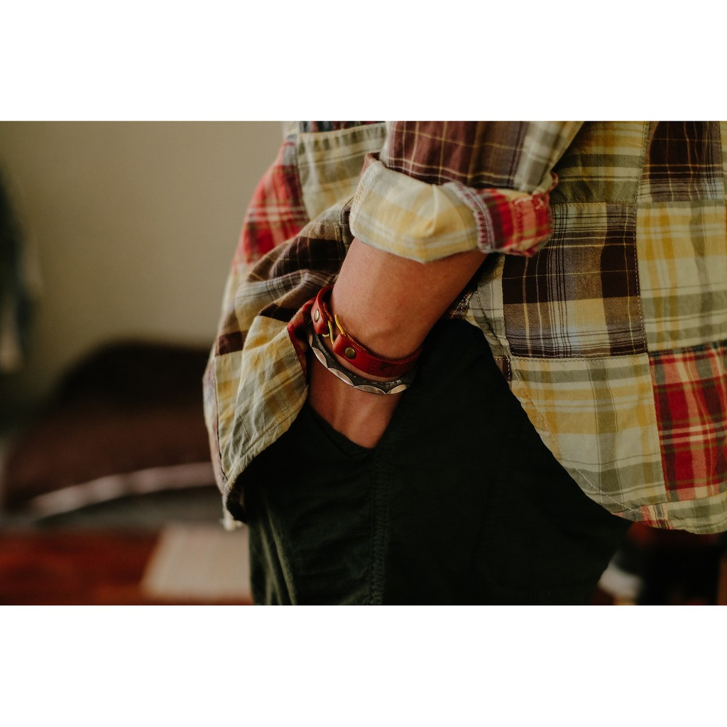 VOYEJ Bracelet IX - Gelang Kulit Asli Unisex