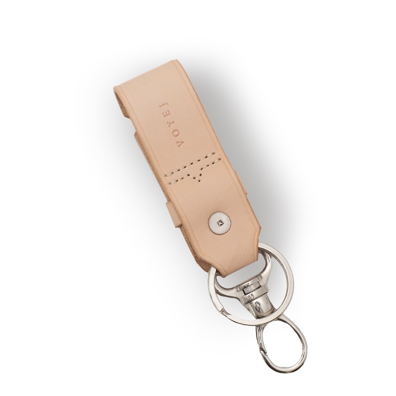 VOYEJ (Project360) Lanyard IV - Gantungan Kunci Kulit Sapi Asli