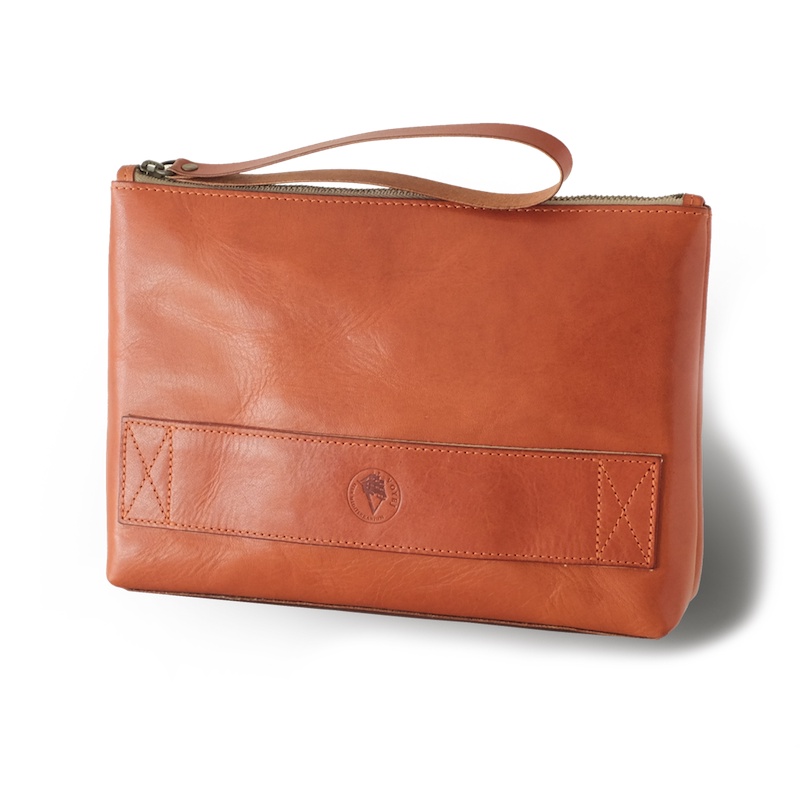 VOYEJ Sena Pouch RISE - Pouch Kulit Pull Up Minimalis Unisex