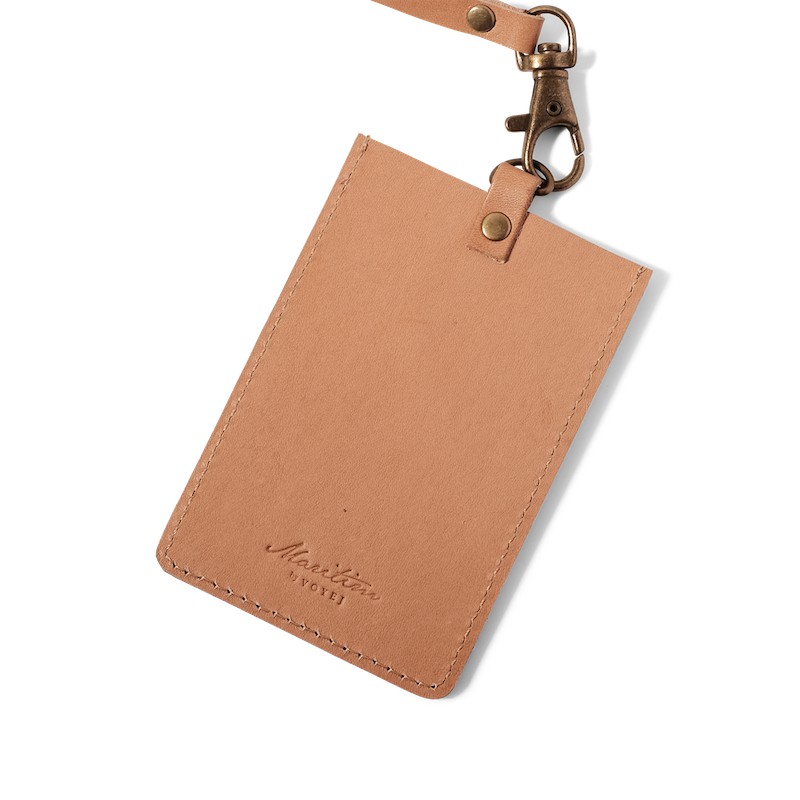 MARITIM Kei ID Lanyard - ID Lanyard Kulit Asli