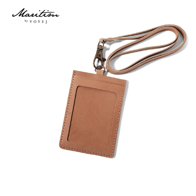 MARITIM Kei ID Lanyard - ID Lanyard Kulit Asli