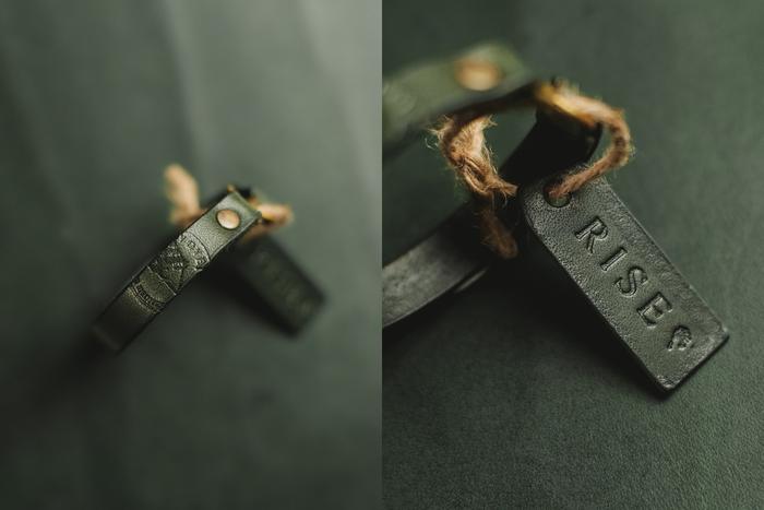 VOYEJ Bracelet IX RISE - Gelang Kulit Asli Pull Up Unisex