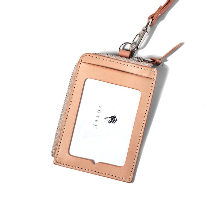 VOYEJ ID Card Holder III - Name ID Tag Kulit Asli Unisex