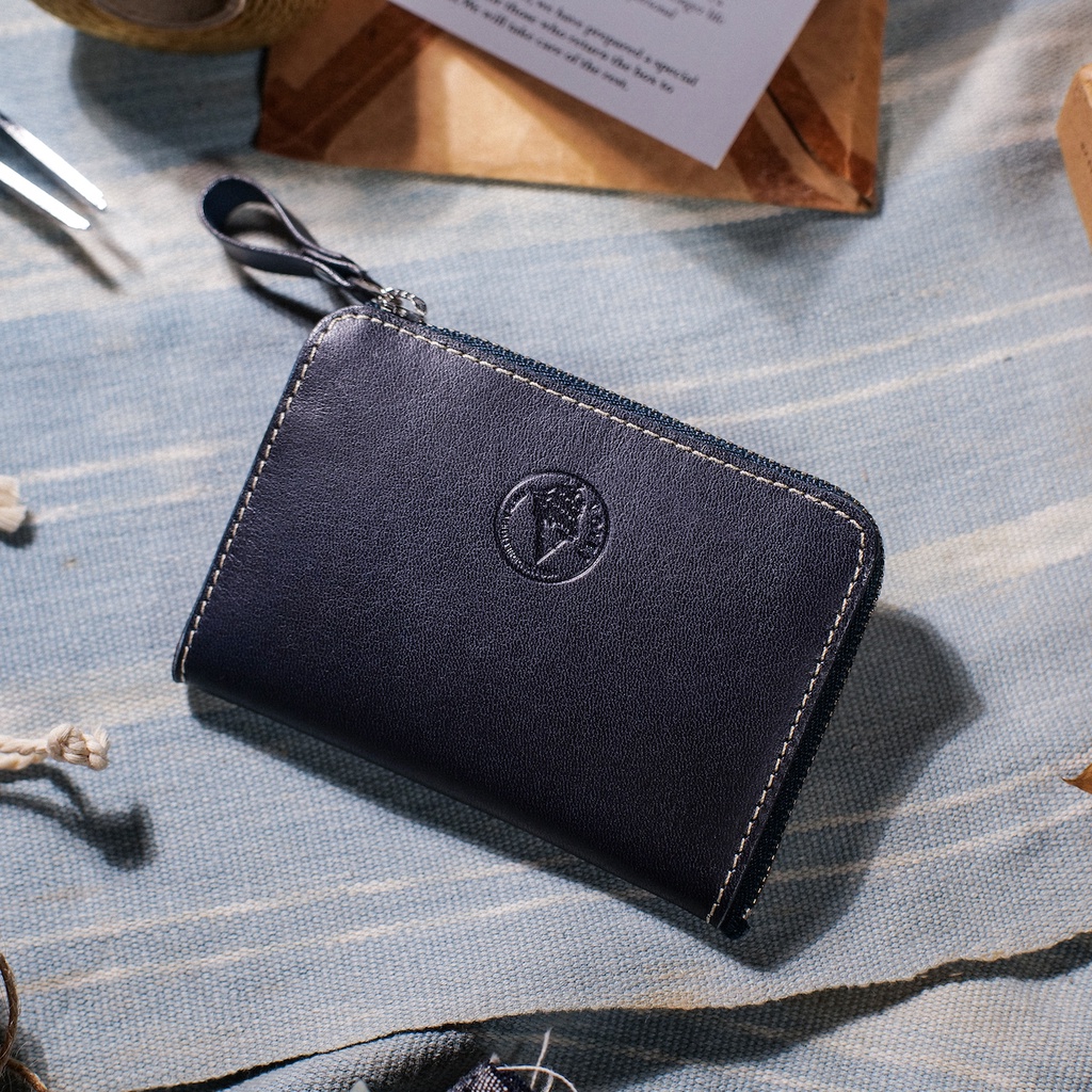 VOYEJ (Project360) Vasa V - Dompet Kartu Zipper Unisex Kulit Sapi Asli
