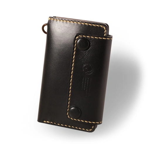 Image of VOYEJ Raider Black - Dompet Kulit Medium Pria