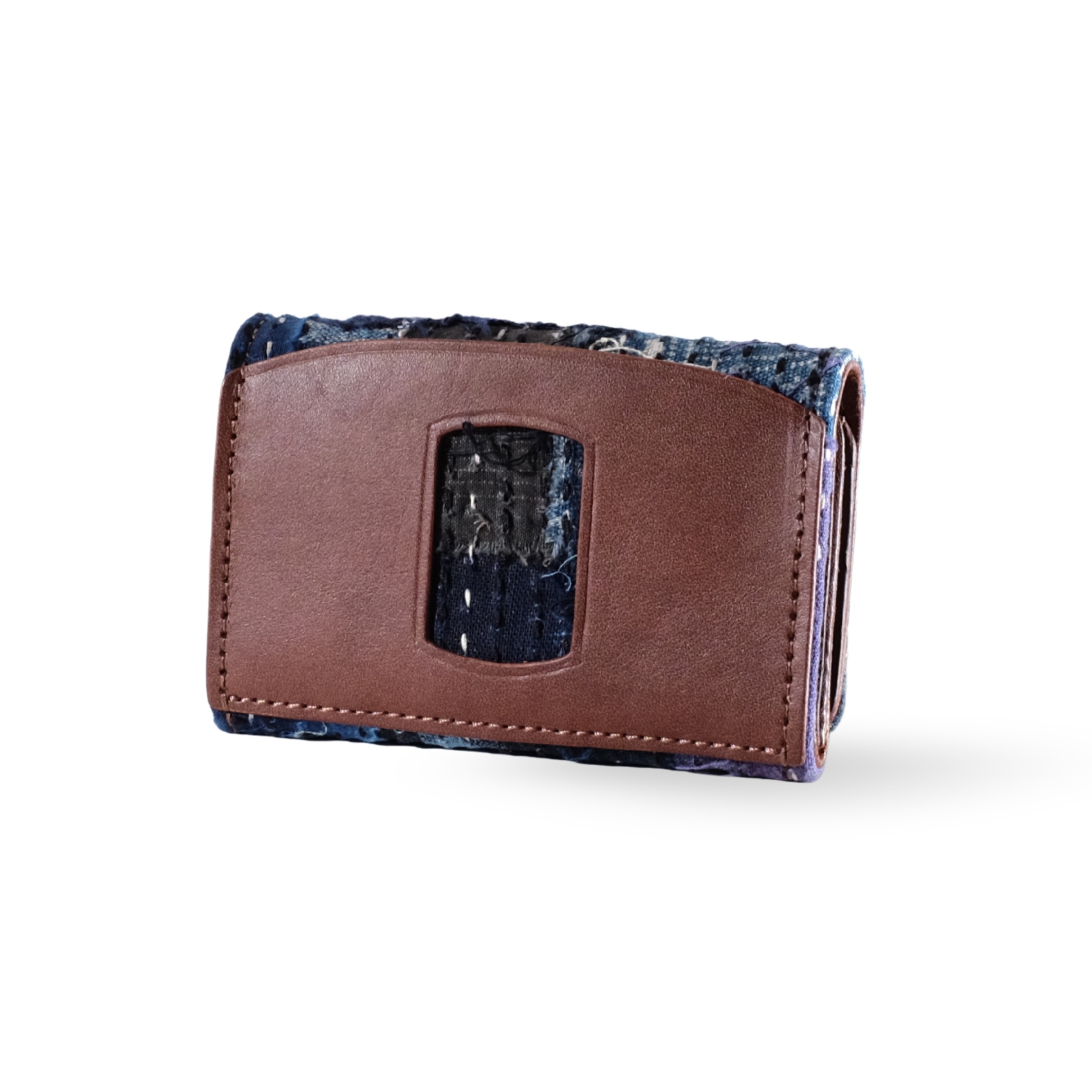 VOYEJ Vasa III x Secaworks Cognac Coffee - Dompet Kartu Kulit Sapi Asli