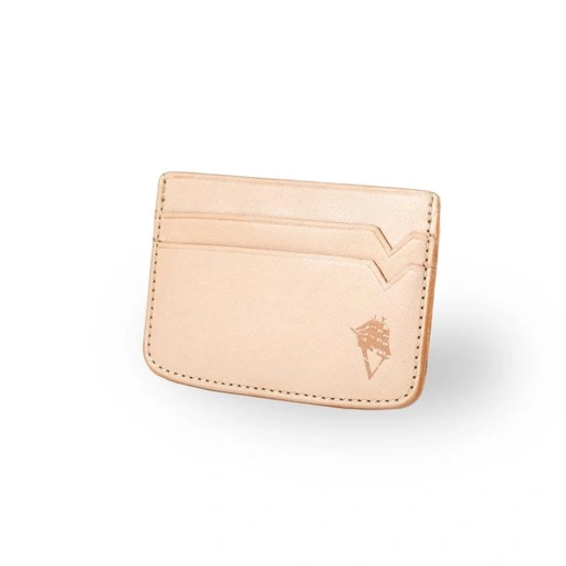Image of VOYEJ (Project 360) VASA IV Natural - Dompet kartu pria kulit asli