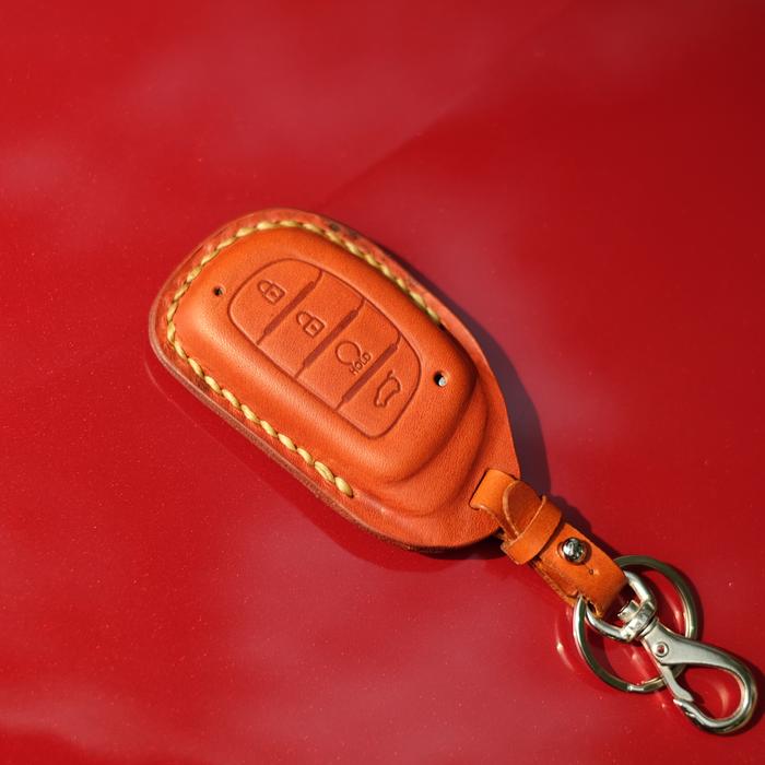 VOYEJ Key Fob Cover - Cover Kunci Mobil Kulit Sapi Asli
