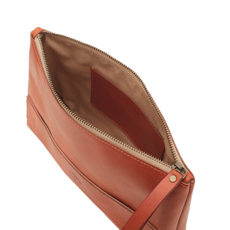 VOYEJ Sena Pouch RISE - Pouch Kulit Pull Up Minimalis Unisex