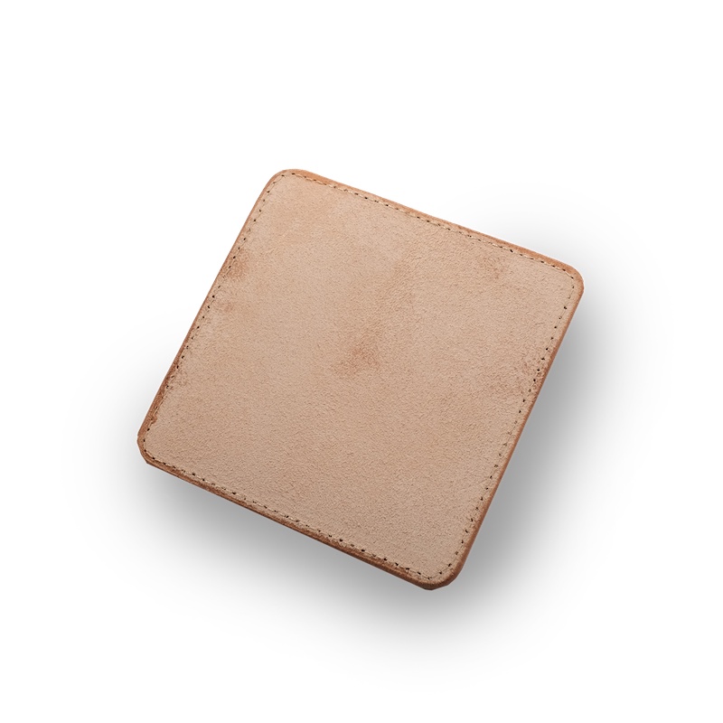 VOYEJ Leather Coaster II - Tatakan Gelas Kulit Sapi Asli