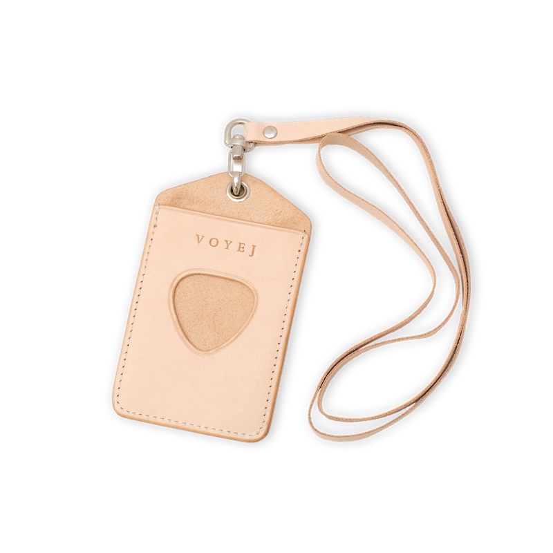VOYEJ (Project360) ID Card Holder - Lanyard ID Card Kulit Sapi Asli