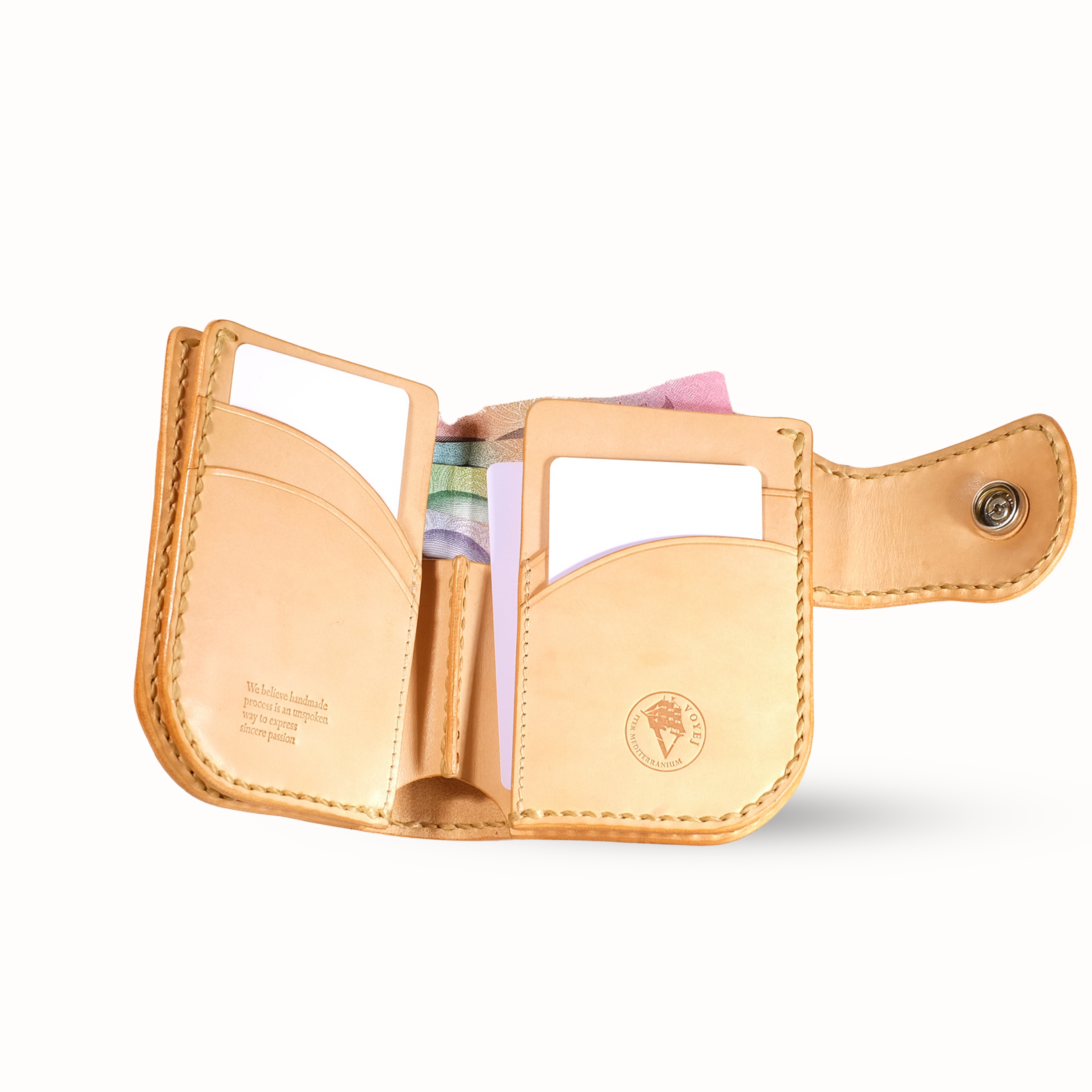 VOYEJ Eagle Feather Jr I - Dompet kulit asli pria