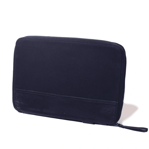 VOYEJ Freighter II Leather Canvas - Tas Laptop Unisex