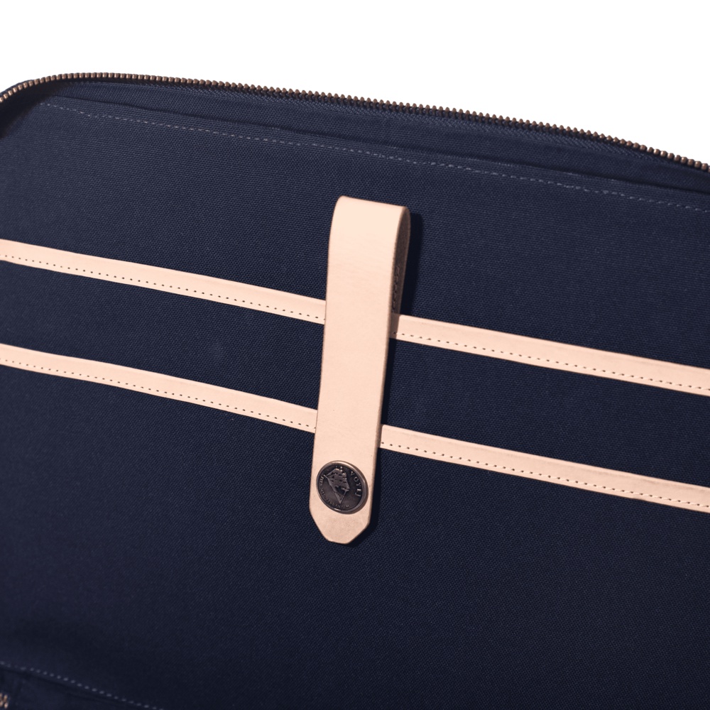 VOYEJ Freighter II Leather Canvas - Tas Laptop Unisex
