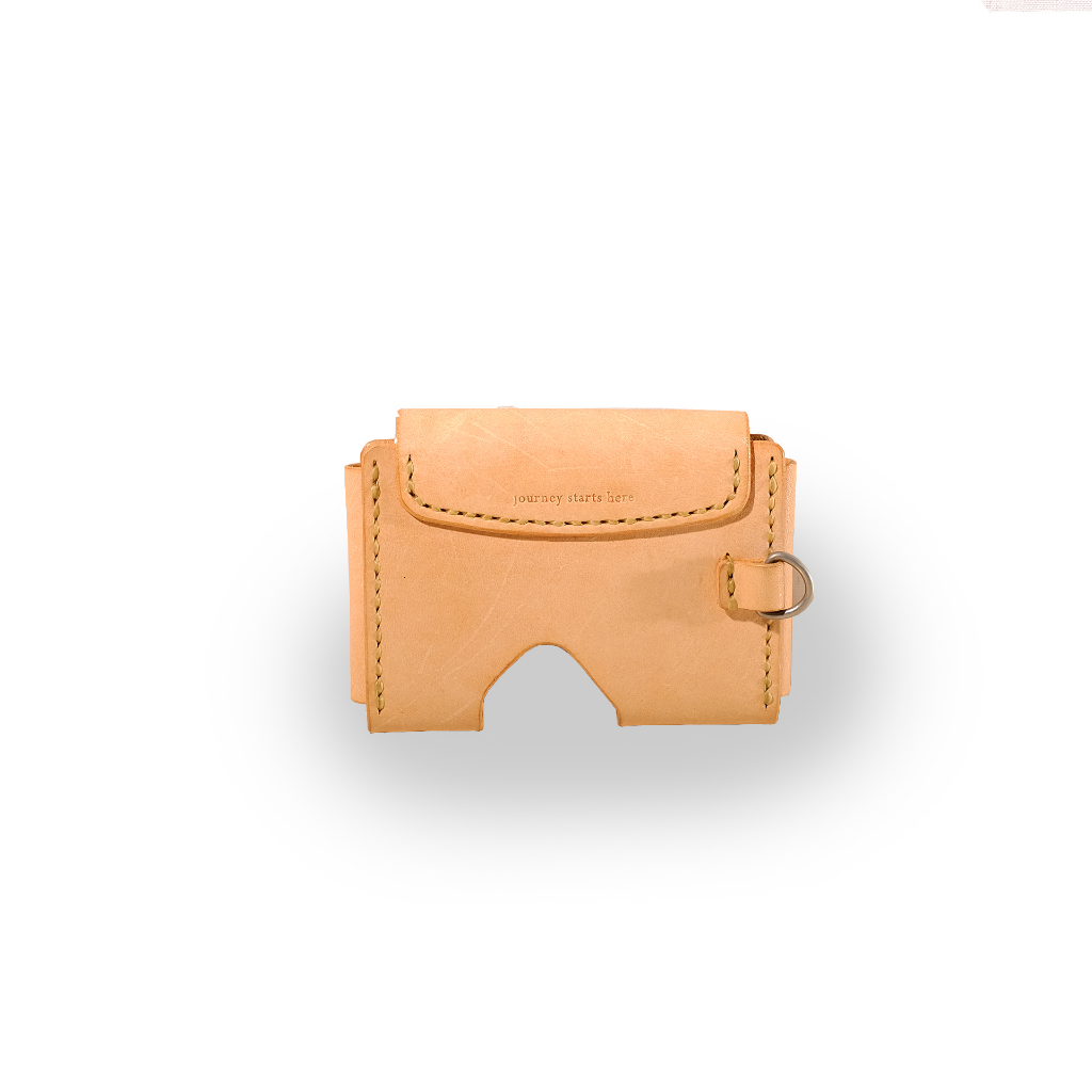 VOYEJ Vasa IX Americana - Dompet Kartu Kulit - Natural