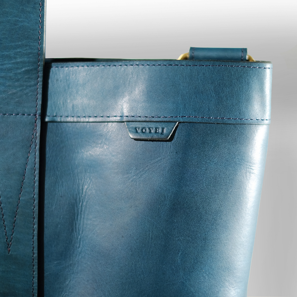 VOYEJ Kumu II RISE Leather Bag Admiral Blue