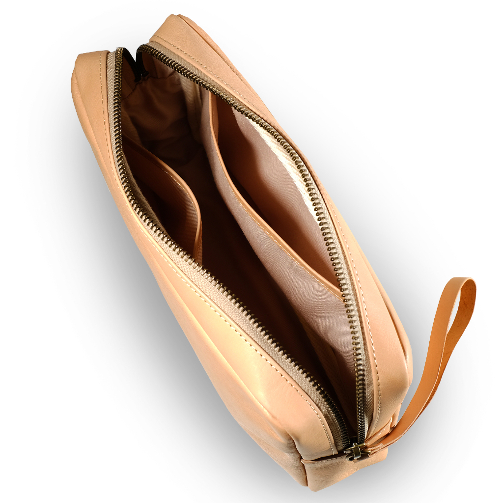 MARITIM Kujang II Pouch Natural - Pouch Kulit Unisex