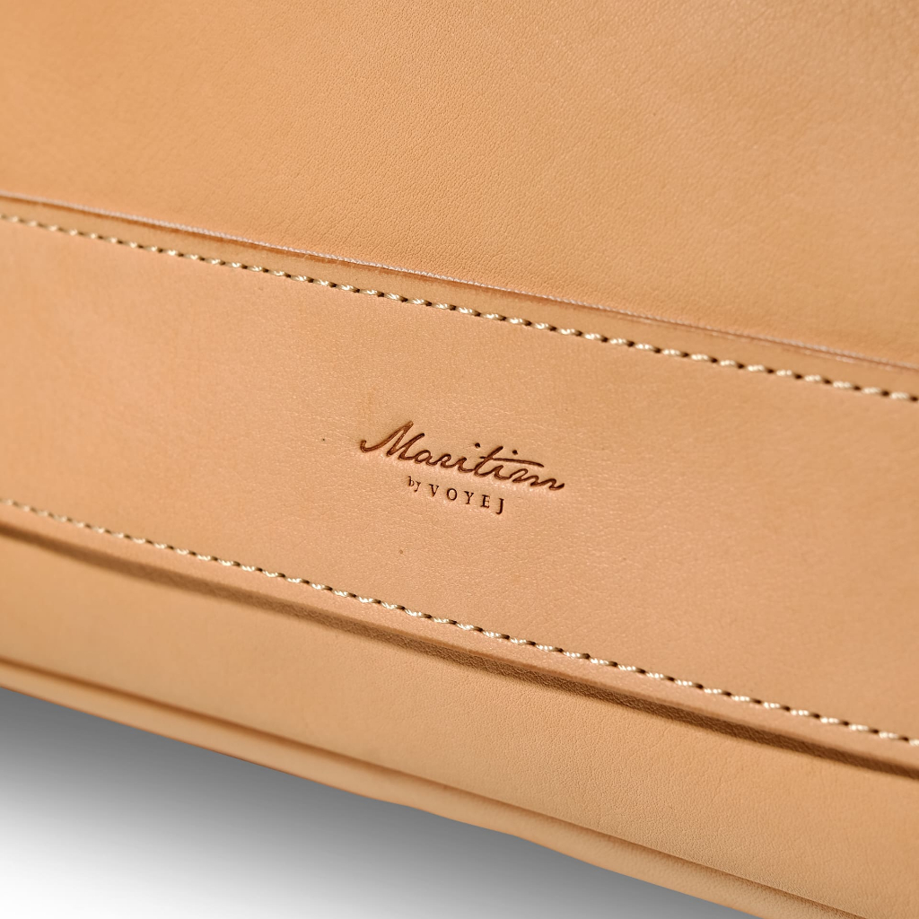 MARITIM Kujang II Pouch Natural - Pouch Kulit Unisex