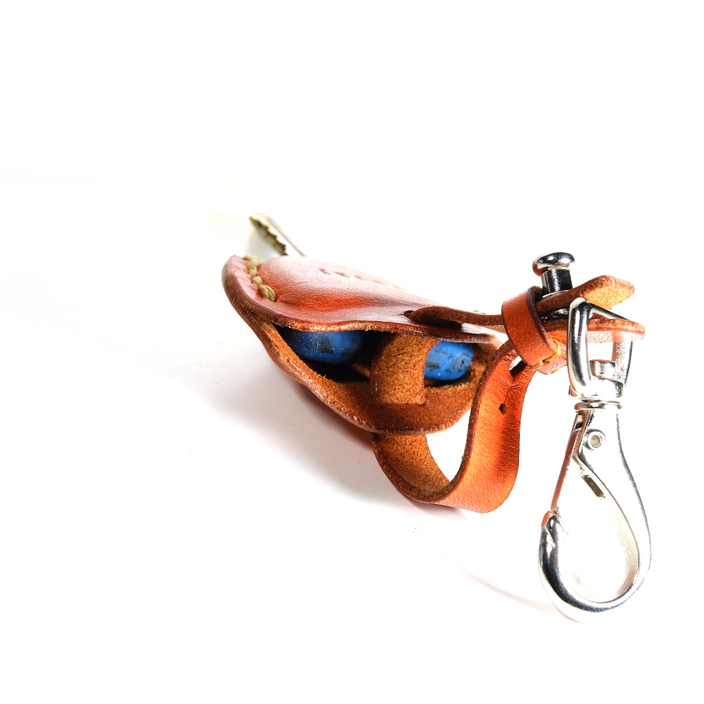 VOYEJ Key Cover Scooter - Cover Kunci Motor Kulit Sapi Asli