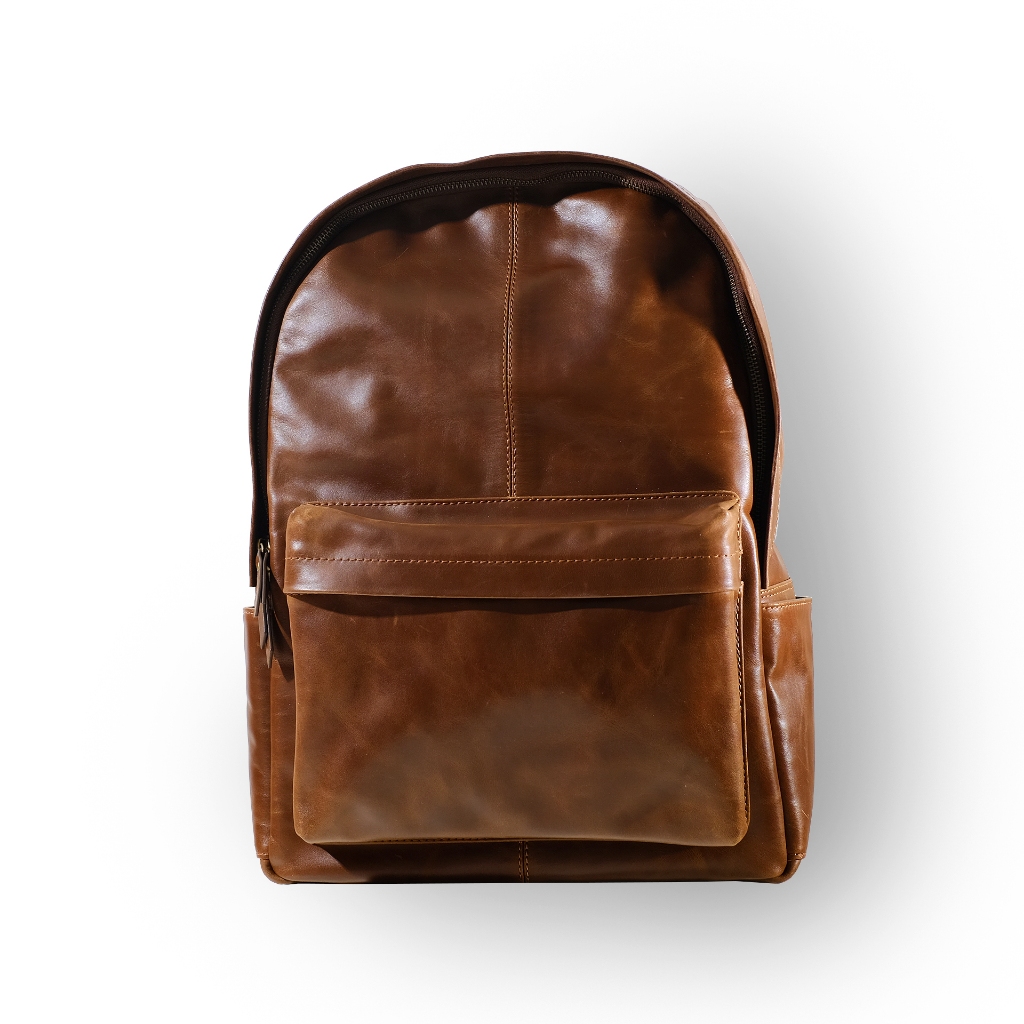 VOYEJ Ark Backpack Brown - Backpack Full Kulit Asli