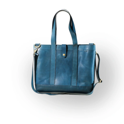 Image of VOYEJ Kumu II RISE Leather Bag Admiral Blue