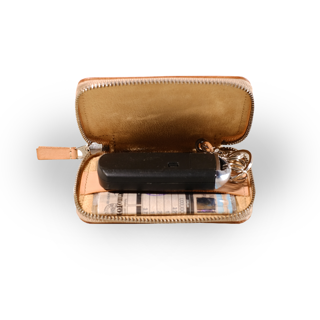 VOYEJ Key Wallet VI RISE - Dompet Kunci Mobil Kulit Sapi Asli