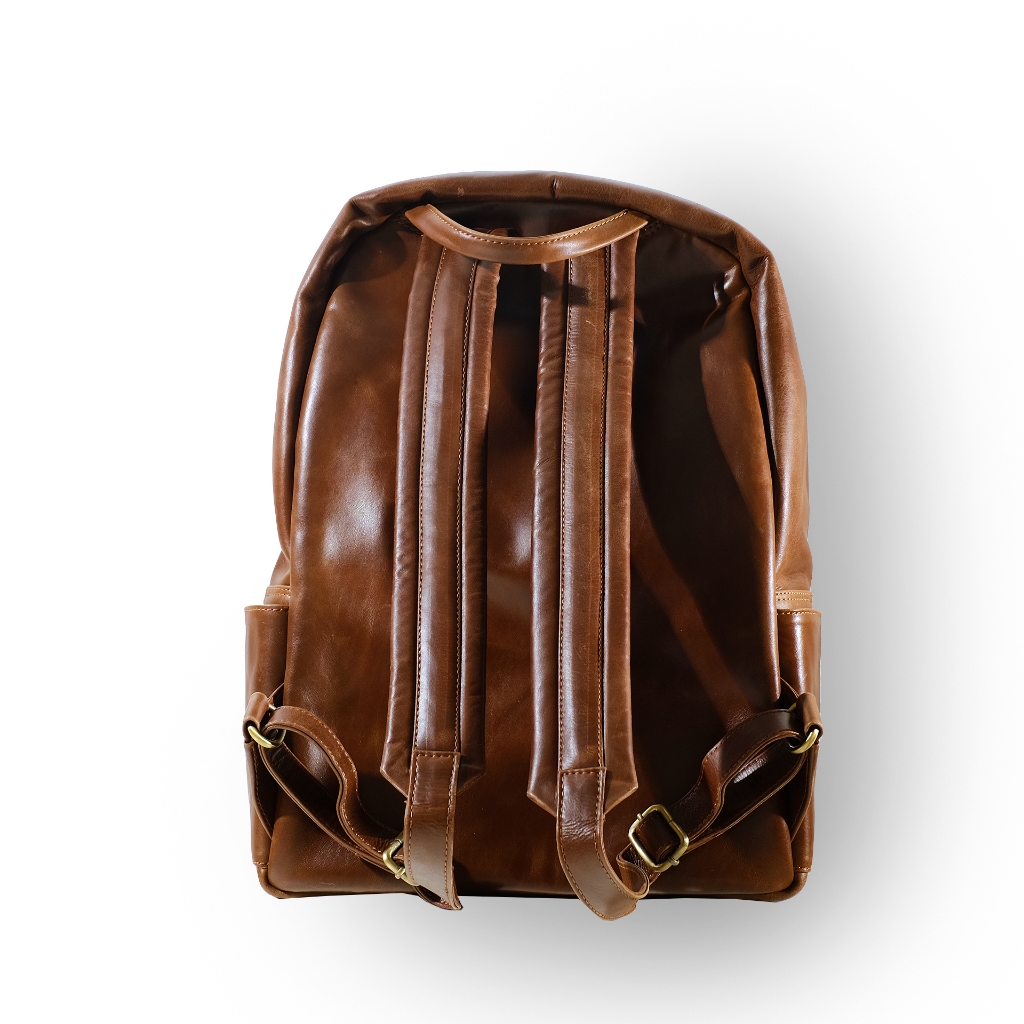 VOYEJ Ark Backpack Brown - Backpack Full Kulit Asli