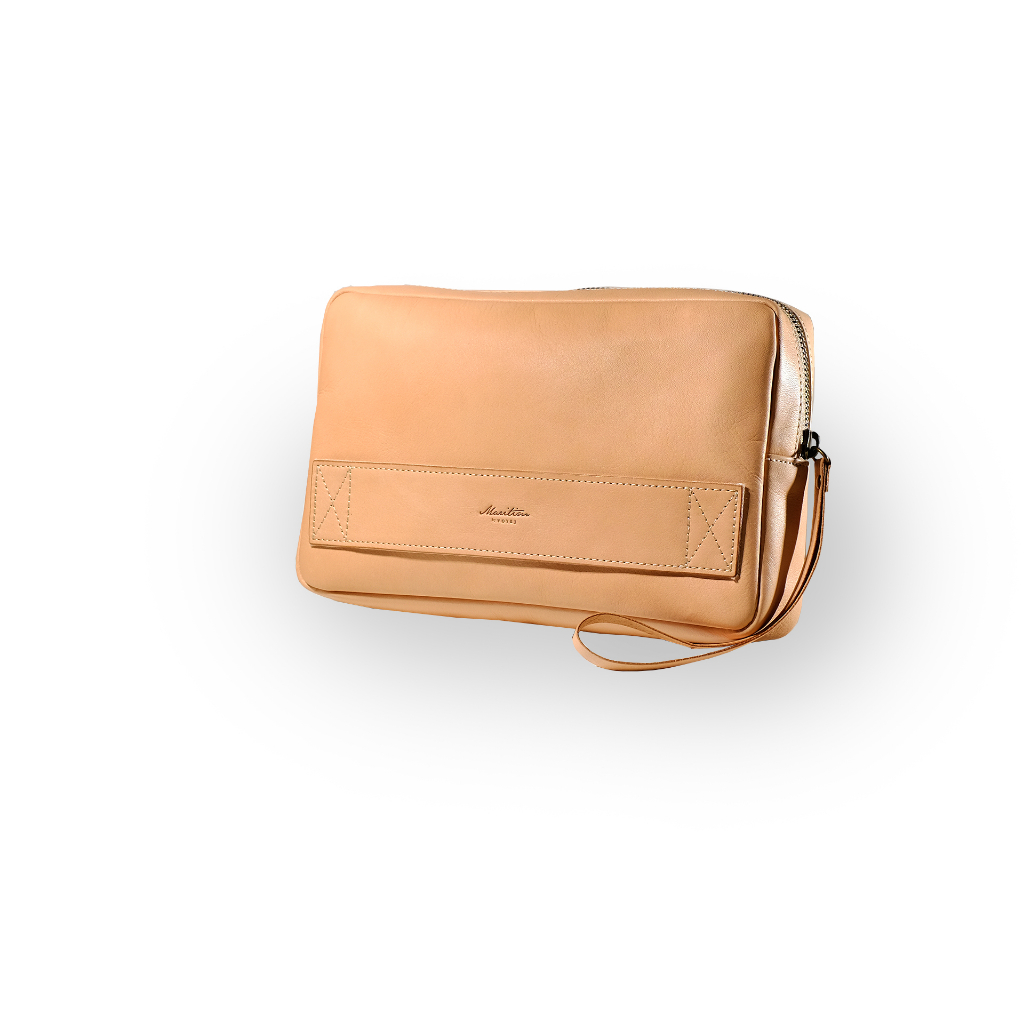 MARITIM Kujang II Pouch Natural - Pouch Kulit Unisex