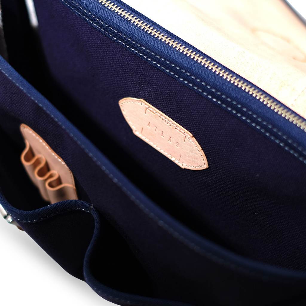 VOYEJ Atlas Bag - Tas Kulit Kanvas Pria
