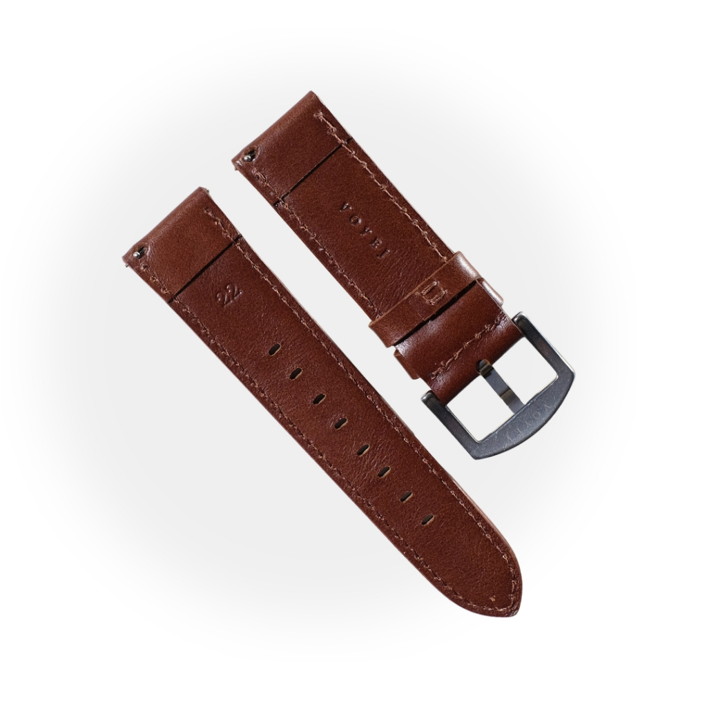 VOYEJ Raya I - Strap Jam Tangan Kulit - Quick Release Spring Bar