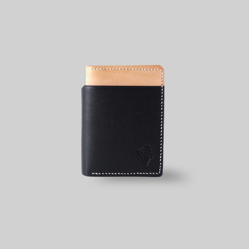 VOYEJ Shokunin-waza RIN Compact Wallet - Dompet Minimalis Unisex Kulit Sapi Asli