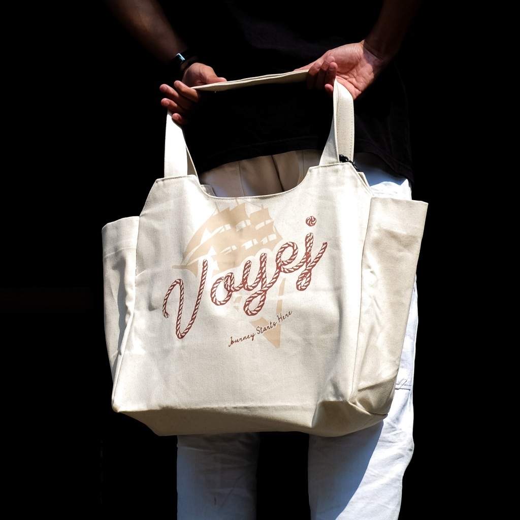 VOYEJ Ditty Bag-Tas Jinjing Tote Bag Kanvas