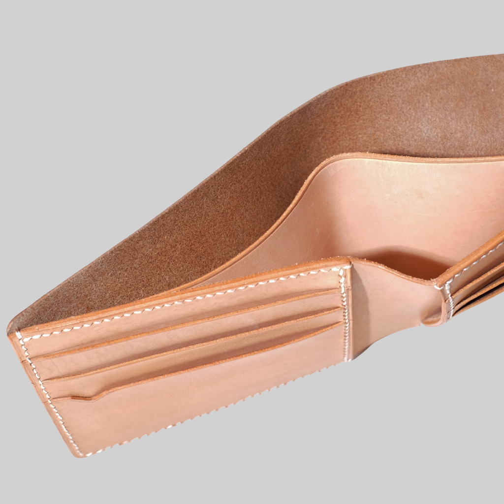 VOYEJ Shokunin-waza SHIN Short Wallet - Dompet Lipat Bifold Pria Kulit Sapi Asli