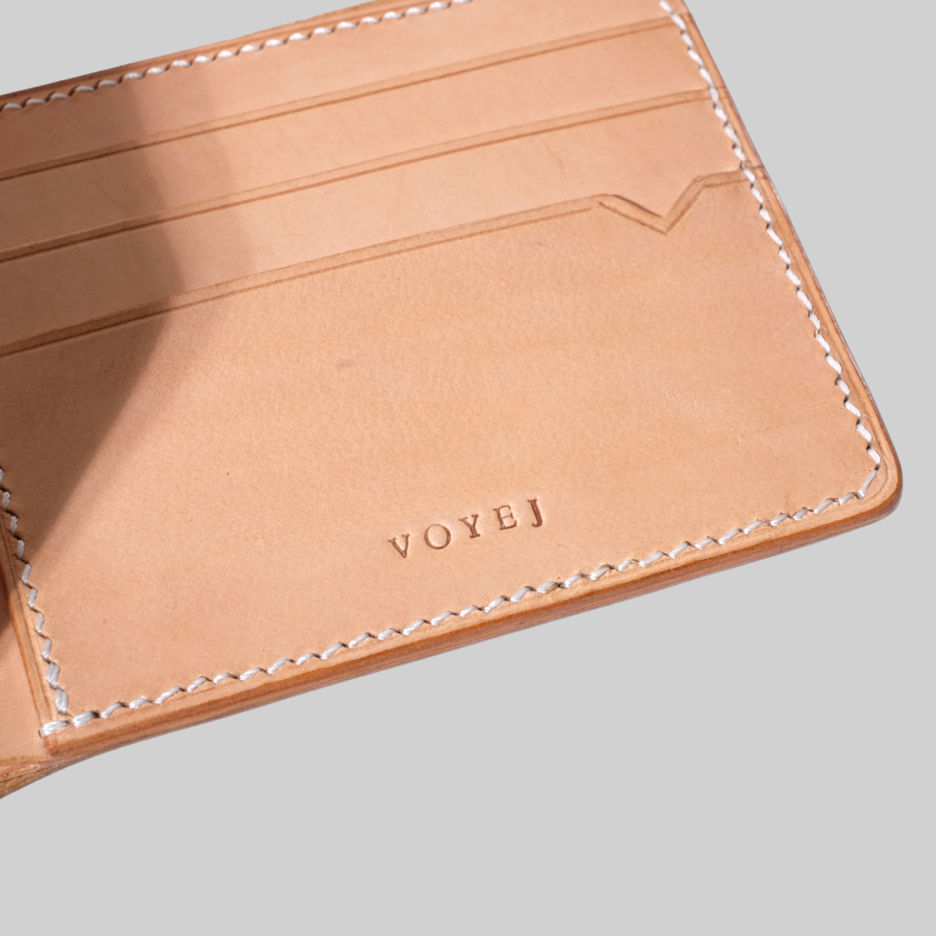 VOYEJ Shokunin-waza SHIN Short Wallet - Dompet Lipat Bifold Pria Kulit Sapi Asli