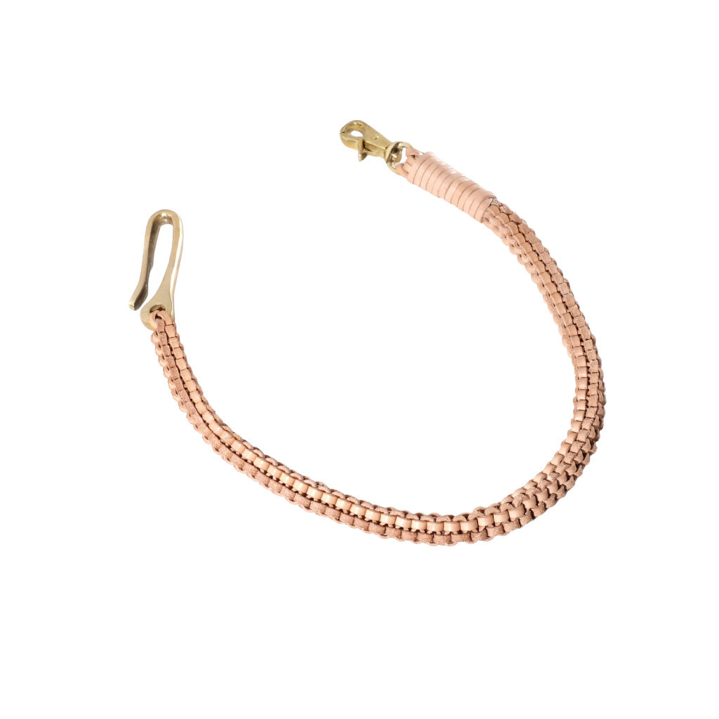 VOYEJ Braided Leather Chain for Wallet - Tali Dompet Kulit Kepang
