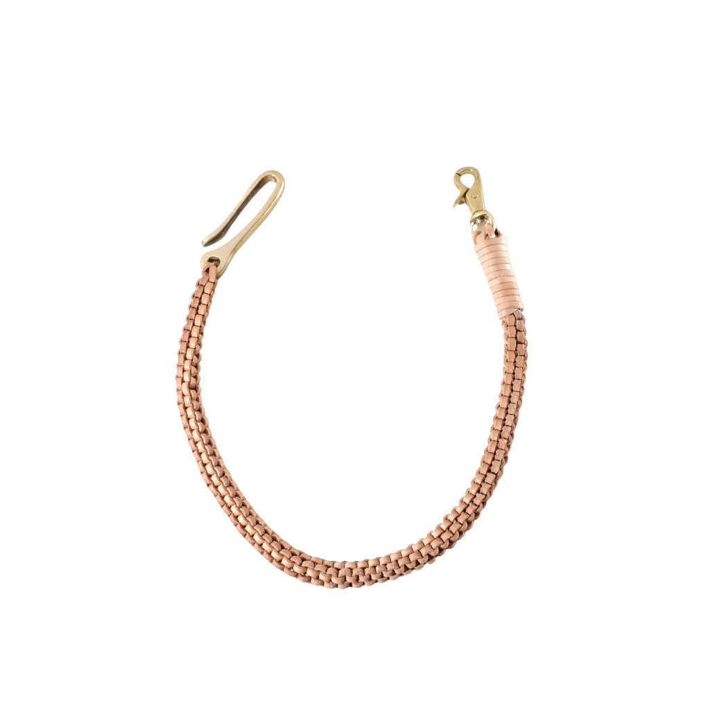 VOYEJ Braided Leather Chain for Wallet - Tali Dompet Kulit Kepang
