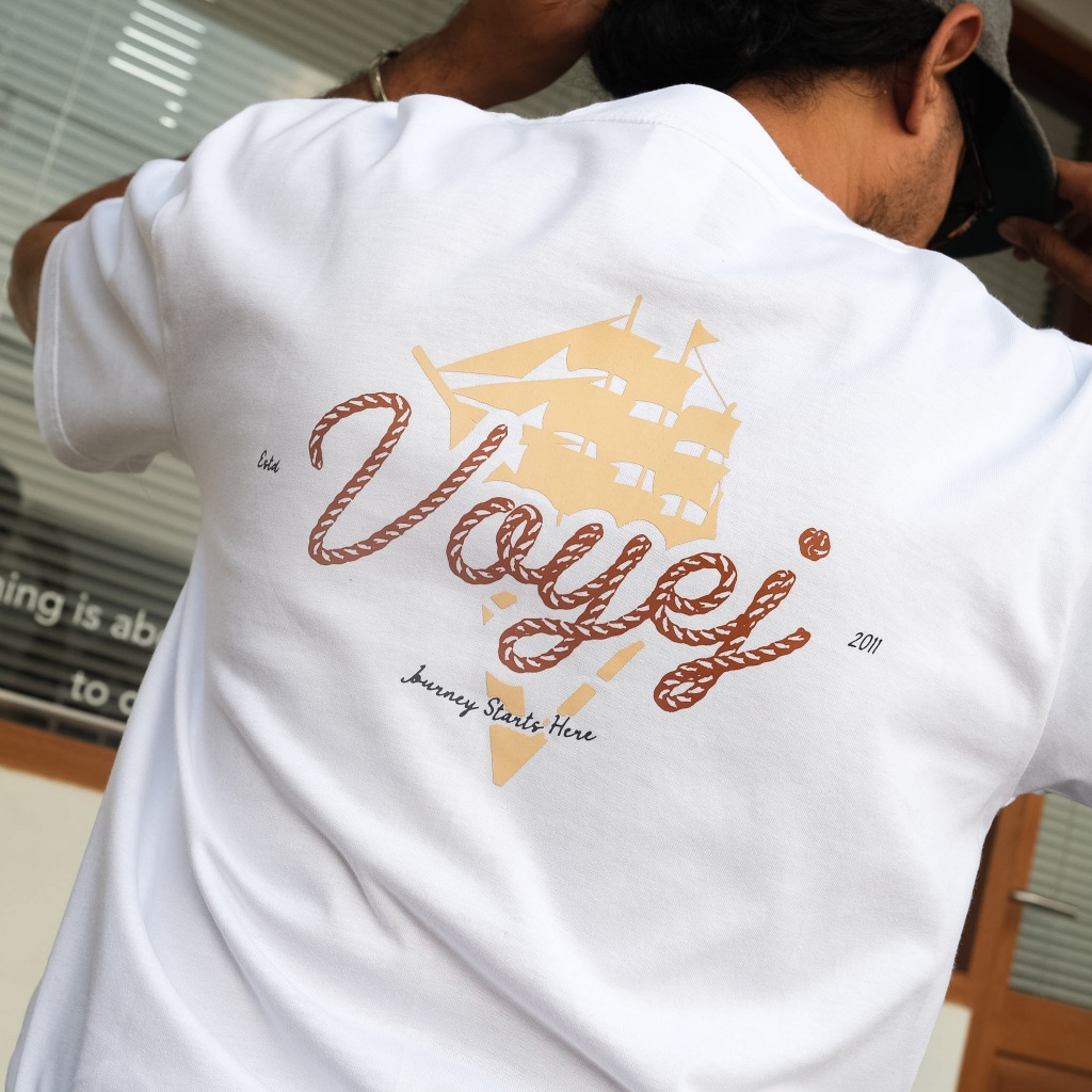 VOYEJ Rope Tee - Kaos Unisex Cotton