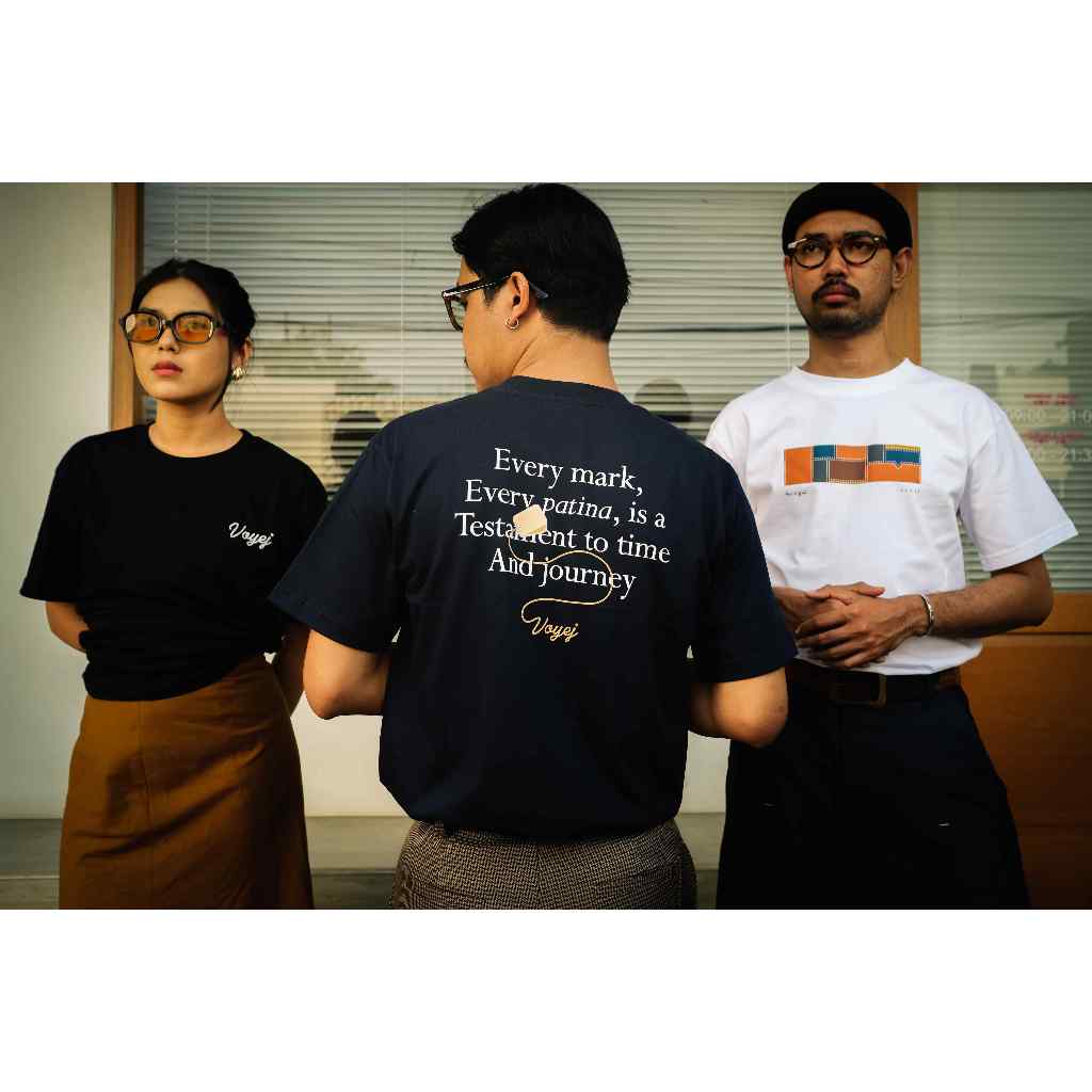 VOYEJ Journey Tee - Kaos Unisex Cotton