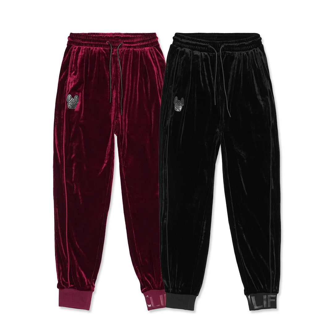 LifeWork Rubber Patch Velvet Jogger Pants