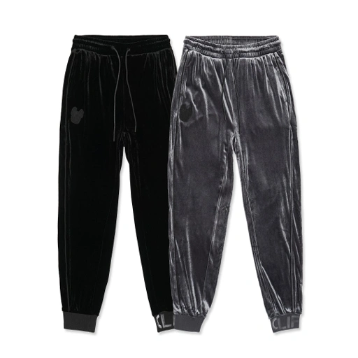 Image of LifeWork Embroidery Patch Velvet Jogger Pants