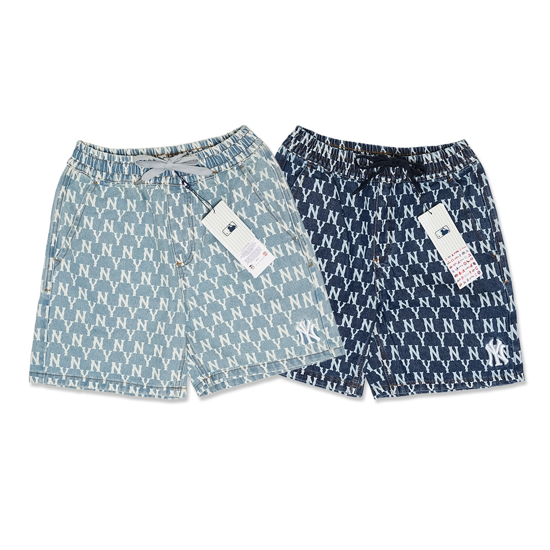 MLB Classic Monogram Denim Shorts